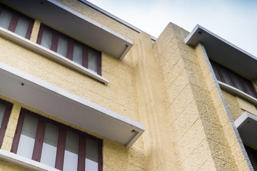 Vintage Styled Office  Building Outside, stock photo