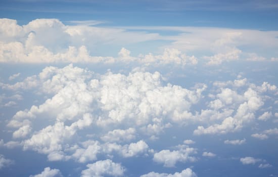 Beautiful Blue Sky With White Cloud, stock photo