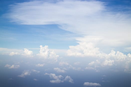 Beautiful Blue Sky With White Cloud, stock photo