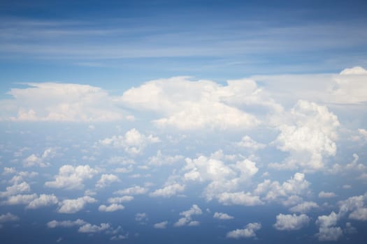 Beautiful Blue Sky With White Cloud, stock photo
