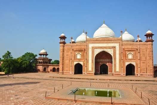 The Mosque in Taj Mahal, India
