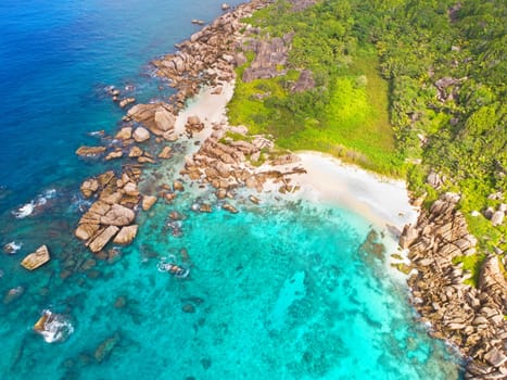 Anse Marron- hidden beach Seychelles