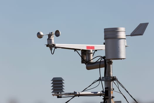 Weather station close up.