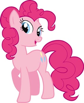 Pinkie Pie pony illustration