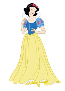 snow white princess illustration