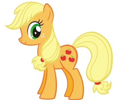 AppleJack pony illustration kids