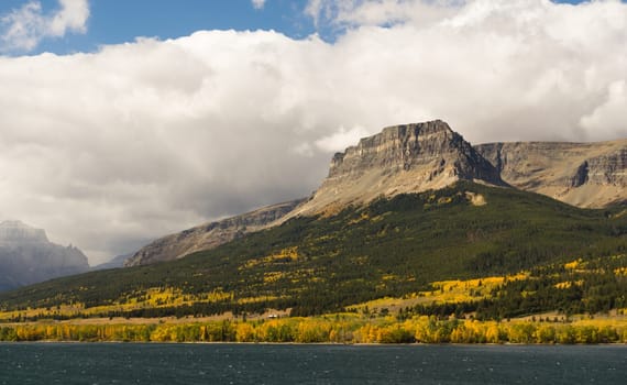 A view from just of Hwy 89 on the east side just outside Glacier National Park