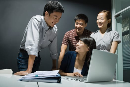 Colleagues in a meeting
