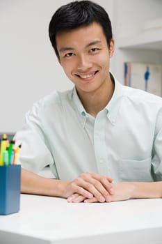Male office worker