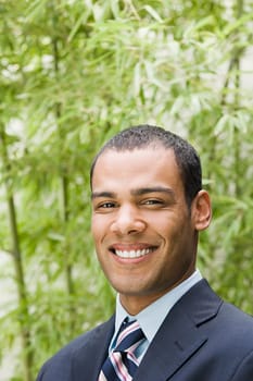 Portrait of a smiling businessman