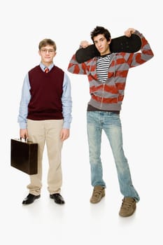 Geek and skater