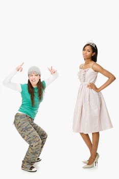 Skater and prom queen