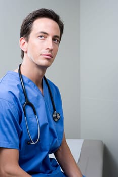 Doctor thinking