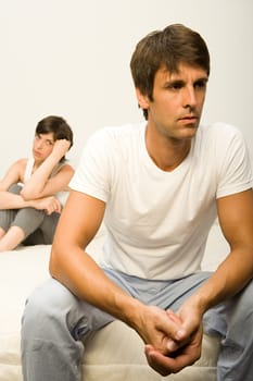 Couple arguing
