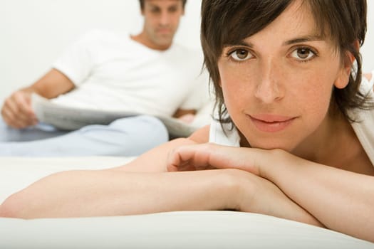 Couple relaxing