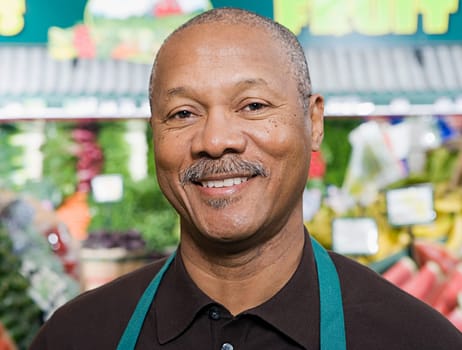 Portrait of a greengrocer