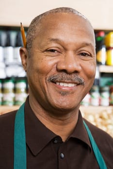 Portrait of a greengrocer