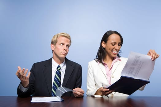 Two colleagues
