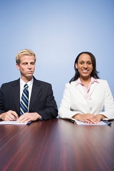 Two colleagues