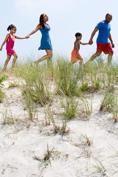 Family walking