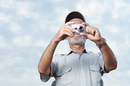 Man taking a photograph