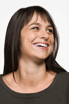 Portrait of mid adult Caucasian woman