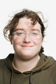 Portrait of a young adult woman