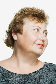 Portrait of a mature adult woman