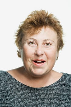 Portrait of a mature adult woman