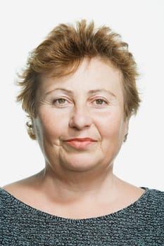 Portrait of a mature adult woman