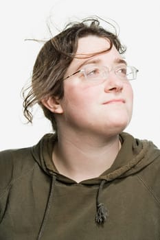 Portrait of a young adult woman