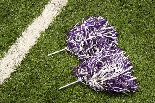 Cheerleading pom-poms