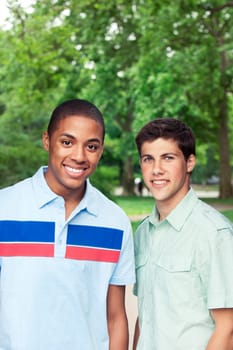Teenage friends spending time together