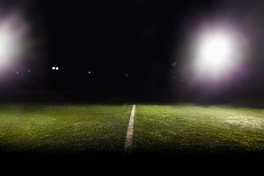 View of soccer field
