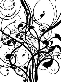 background abstract swirls ornament ornament tattoo floral