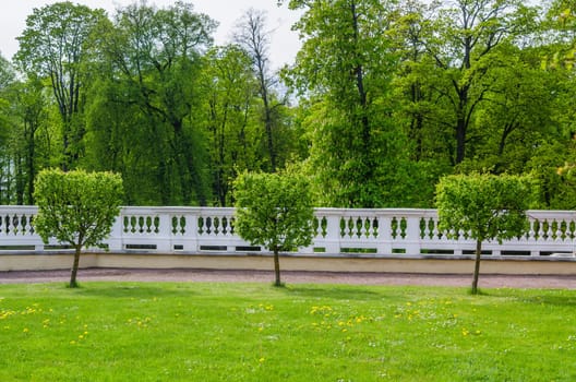 Picturesque Kadriorg park in spring time , Tallinn, Estonia