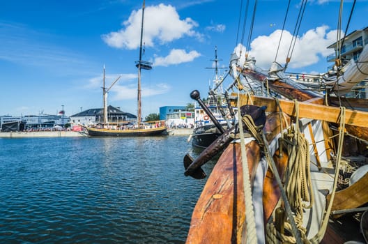 TALLINN, ESTONIA - JULY 16: Yachts come to celebrate the Days of the Sea in Tallinn, Estonia on July 16 2016.