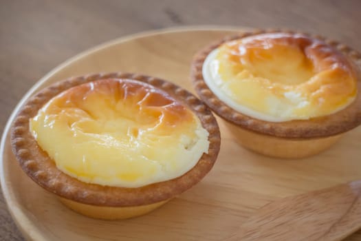 Delicious Mini Cheese Tart Dessert, stock photo