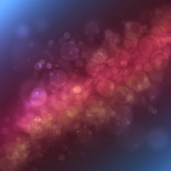 christmas background with bokeh lights