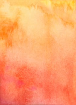 hand-painted watercolor textures in yellow orange color