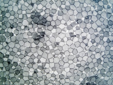 Format-filling polystyrene surface toned in grey.