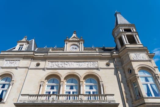 LUXEMBOURG CITY - AUGUST 12, 2016: The Cercle Municipal or Cercle-Cité is a building located at the eastern end of the Place d'Armes