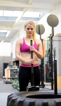 Woman in the gym
