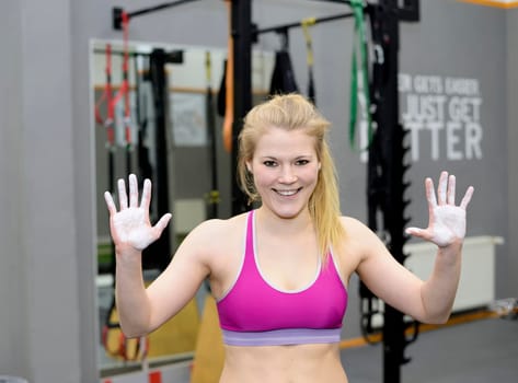 Woman in the gym