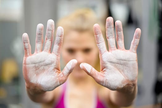 Woman in the gym