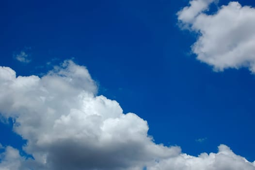 Clouds on the blue sky, good for background