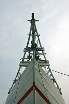 Old Ship Docking At Sunda Kelapa Harbour in the Afternoon