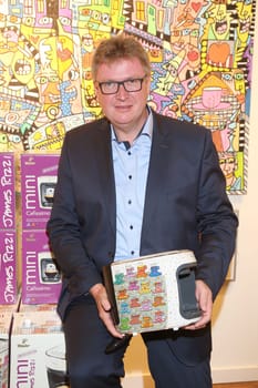 Bernd Feil ,. Launch event JAMES RIZZI Cafissimo MINI - Limited Edition by Tchibo" in Hamburg."