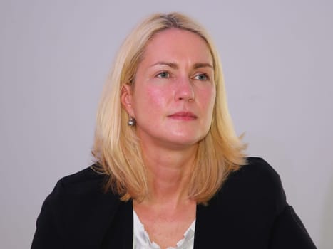 Manuela Schwesig (SPD) at a panel discussion in Magdeburg on 15.06.2017