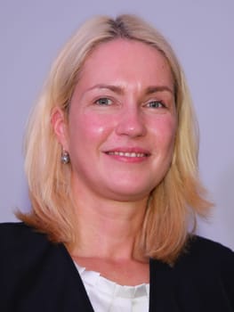 Manuela Schwesig (SPD) at a panel discussion in Magdeburg on 15.06.2017